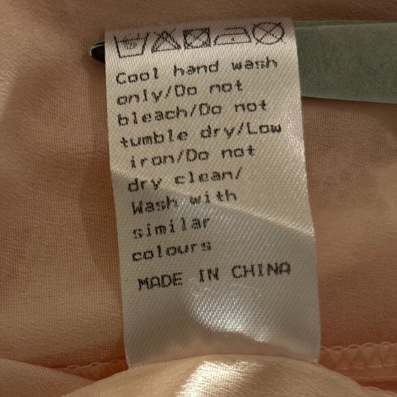 Ladies Little Mistress London NWT SZ 4 Pink & red lace gown vintage wedding prom - Picture 10 of 12